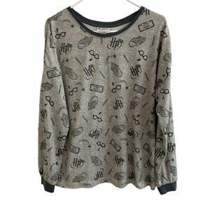 Wizarding World of Harry Potter Sleep Shirt Pajama Top Eyeglasses Print Large